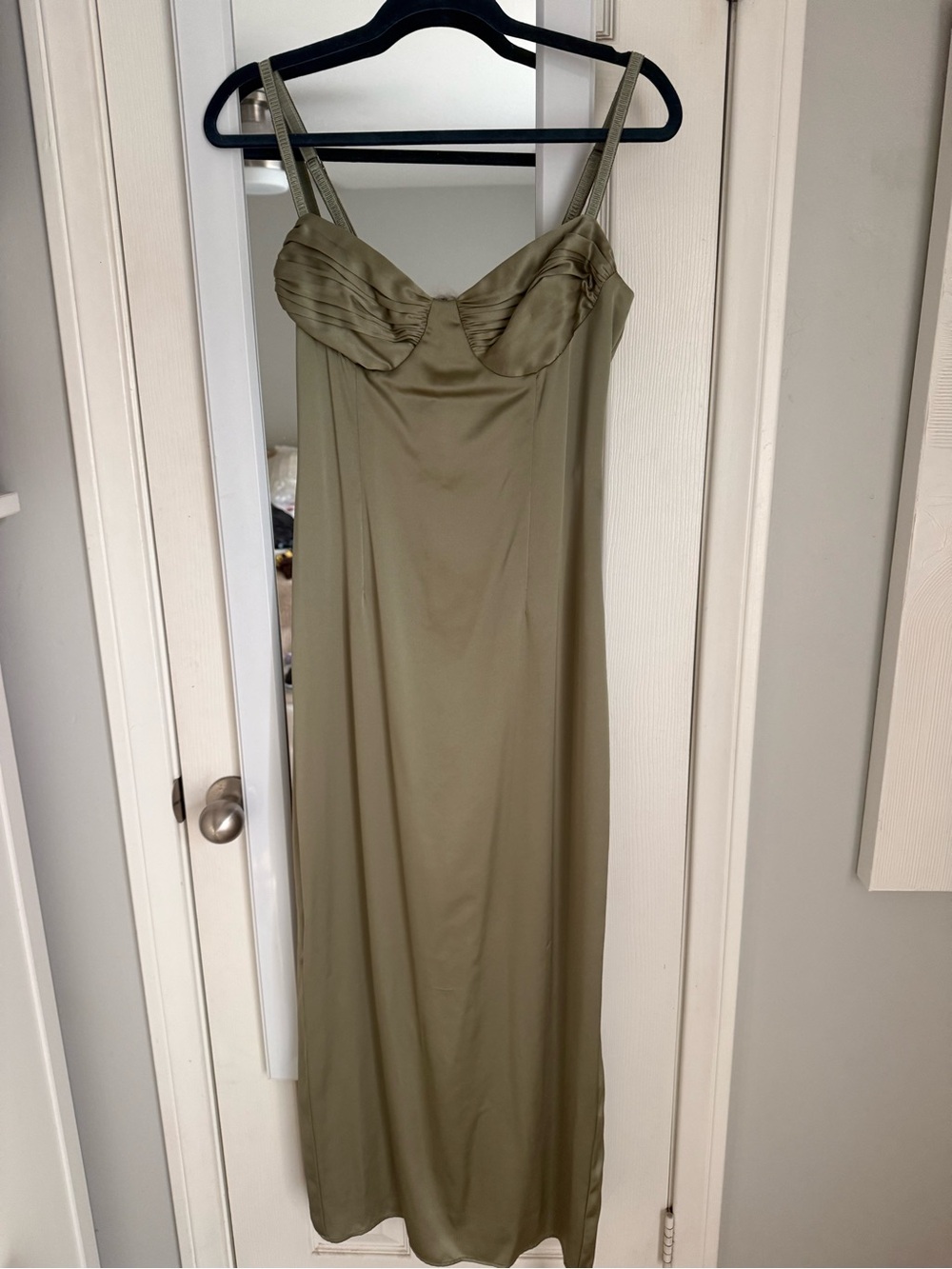 Reformation Olive Stormi Satin Dress - Picture 5 of 6